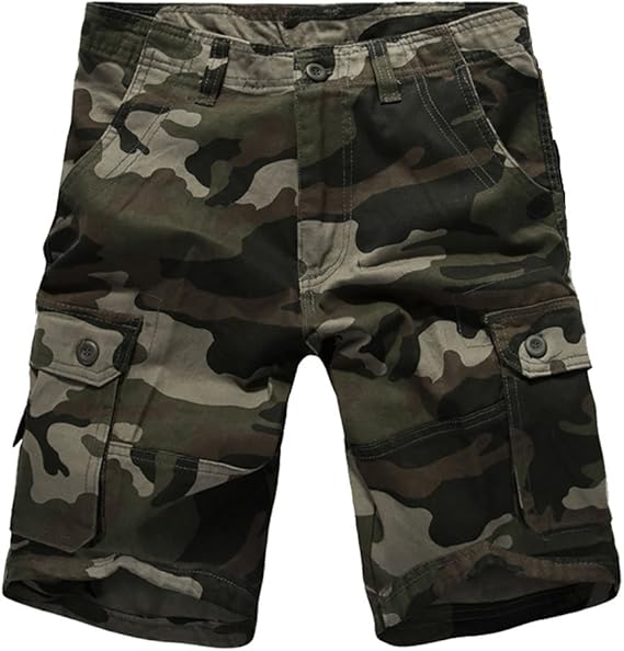 Amazon ハーフパンツ メンズ ショートパンツ 迷彩 短パン カーゴパンツ 春夏 Dk12 36 グリーン迷彩 並行輸入品 ショートパンツ 通販
