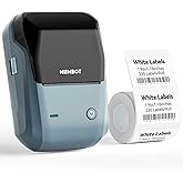 NIIMBOT B1 Label Maker Machine with Tape, 2 Inch Portable Sticker Printer for Home School & Small Business, Compatible with Phones & PC, Blue