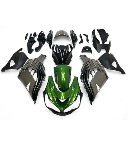 Amazon.com: ZXMOTO Painted Green Black Injection Fairing Kit Fit