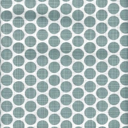 Close to Custom Linens Close To Custom Linens Gathered Bedskirt Paco Waterbury Polka Dot Spa Green Slub Cotton 22 Cal King