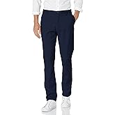 IZOD Men's Saltwater Stretch Chino, Cadet Navy, 32W x 30L