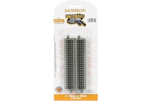 Bachmann Industries 5 Inch Straight Track (6/Card) - N Scale