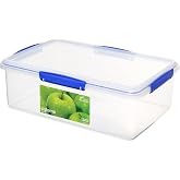 Sistema KLIP IT Large 7L Food Storage Container, Airtight & Stackable, Dishwasher, Freezer, & Microwave-Safe, BPA-Free