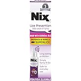 Nix Lice Prevention Daily Leave-In Spray for Kids, Long-Lasting Protection, Repels Superlice, 6 Fl Oz