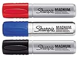 Sharpie Magnum - Blue + Black + Red - 3-Color
