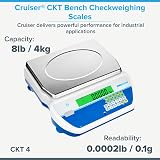 Adam Equipment Cruiser CKT 4kg x 0.1g Bench Checkweighing Scale Stainless Steel view 3