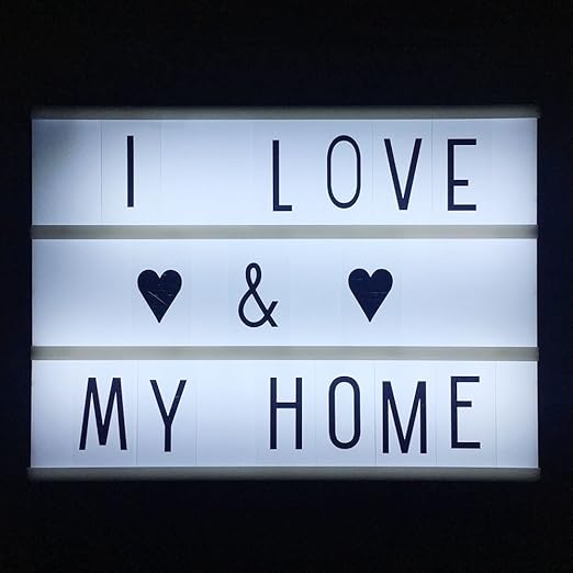 a4 caja de luz diy lampara led de