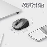 LeadsaiL Wireless Mouse 1600 DPI Silent Ambidextrous USB Laptop view 5