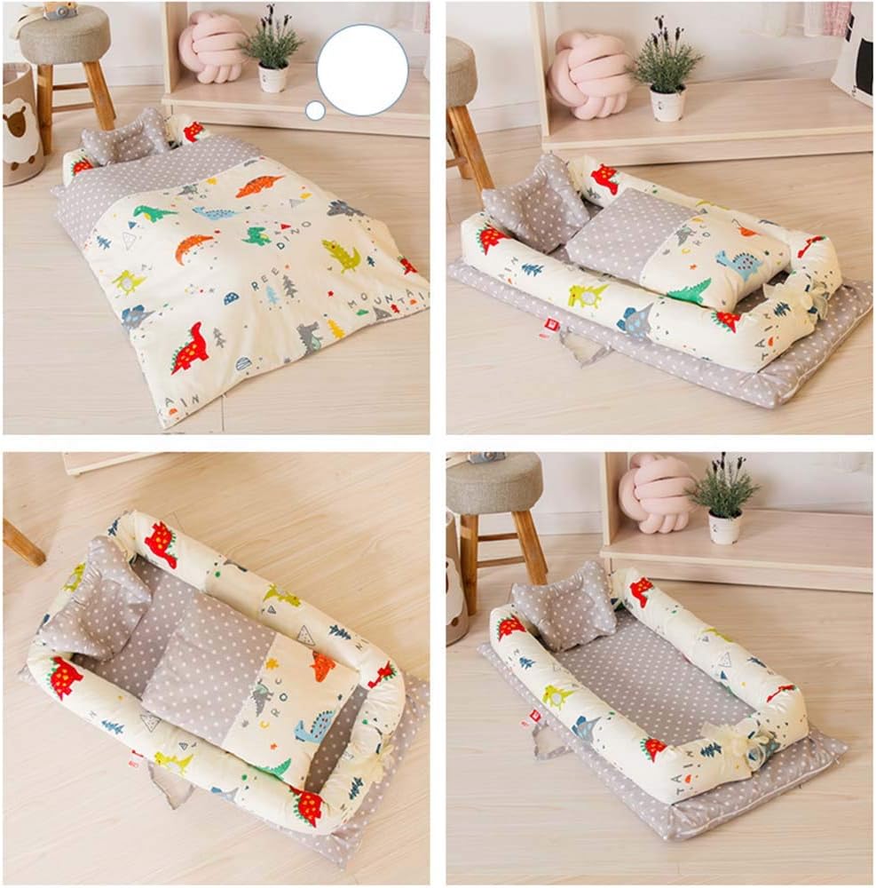 Nido Bebe Recien Nacido Tumbona Para Bebe Cuna Portatil Para Nido De Recien Nacido Con Edredon Cama De Aislamiento Para Bebe Extraible Y Lavable Cama Bionica Para Recien Nacido Muebles Descanso Y