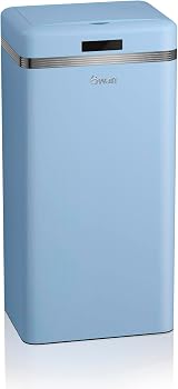 Swan SWKA4500BLN Retro 45L Square Sensor Bin Blue