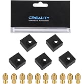 10pcs 0.4mm Nozzle with 5pcs Silicone Sock for Creality Ender 3 | for Ender 3/Ender 3 Pro/Ender 3 V2/Ender 3 Max/Ender 5/Ender 5 Pro/Ender 5 Plus/CR-10 V2 3D Printer