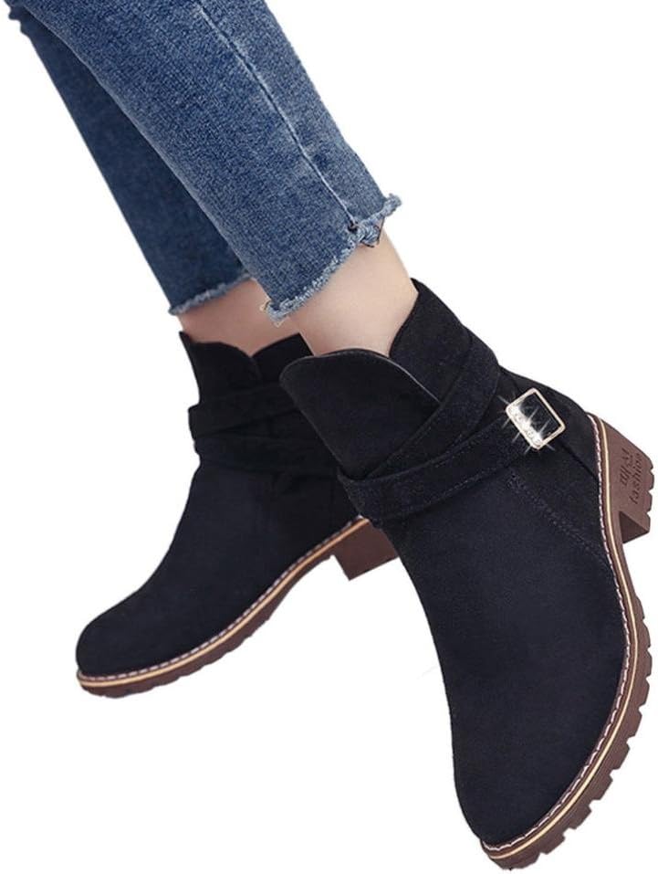 Hemlock Women Boots PU Leather Flat Ankle Boots Shiny Winter Women Shoes Slip On Dress Booties
