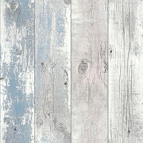 Bleu Nautique 670508 Papier Peint En Bois Flotte Pinturas Herramientas Y Tratamiento De Paredes Jaknapp Bricolaje Y Herramientas