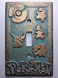 Pokemon Light Switch Cover (Custom) (Patina)