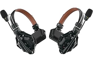 Hollyland Solidcom C1 Pro Wireless Intercom Headset System ENC Noise Cancellation Full Duplex 2-Person 1100ft Team Communicat