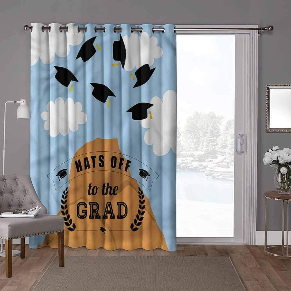 YUAZHOQI Cortina opaca para puerta corredera de patio, graduación