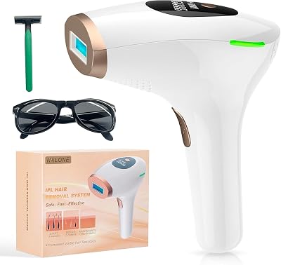 NALONE IPL Hair Removal Device 999,999 Flashes for Whole Body