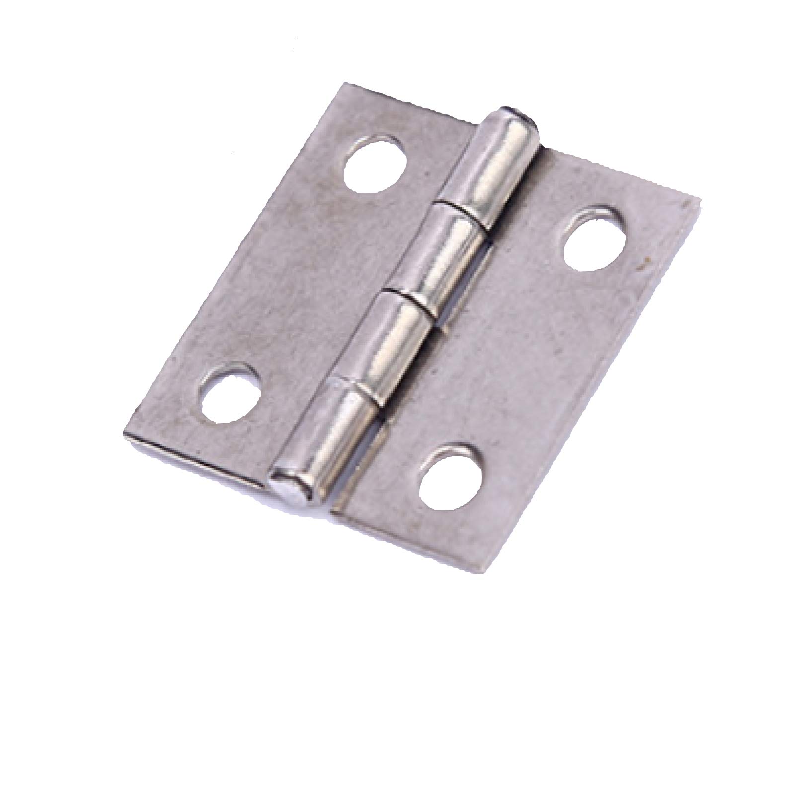 20 Pcs 25mm x 24mm Stainless Steel Hinges 4 Holes Bearing Silent Thickened Opening and Closing Hinge Used for Doors or Windows