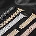 For Apple Watch Rhinestones Bands ([42mm Metal Rhinestones Bands] Black, Wrist Size 3.5