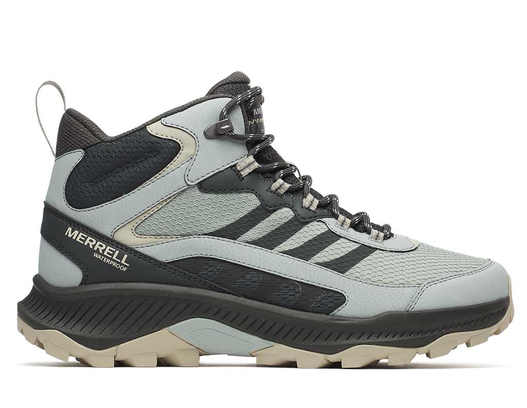 Merrell Men’s Speed Strike 2 Mid Waterproof Hiking Boot, Calcite, 11