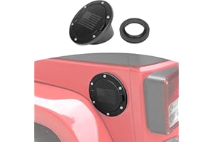 RT-TCZ for Wrangler JK Fuel Filler Door Gas Tank Cap Cover for Jeep Wrangler JK JKU 2007-2017 Black American Flag Exterior Accessories