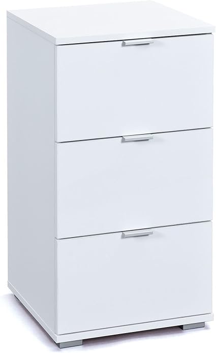 Caisson A 3 Tiroirs 40x70 Cm Coloris Blanc Laque Amazon Fr Bricolage