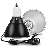BOEESPAT Reptile Lamp Bulb Fixture 5.5 Inch Deep