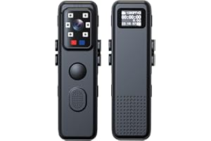 dahocamgo 1080P Body Camera with Audio and Video, Mini Body Cameras with Infrared Night Vision, Police Body Cam Pocket Camcorder for Riding,Meeting,Indoor,Outdoor (Included 32g SD Card)