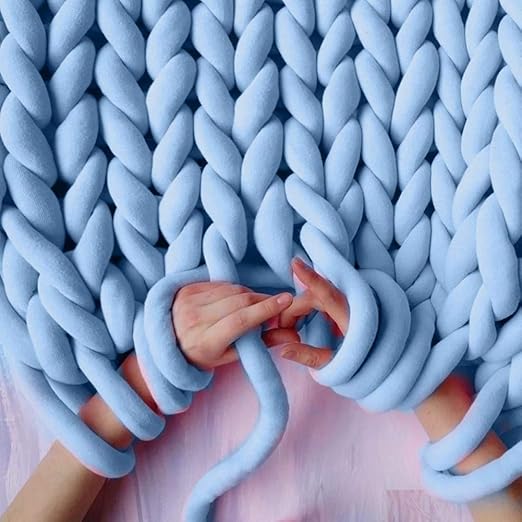Wolle Garn Mehrfarbig Soft Bulky Arm Stricken Wolle Roving Häkeln DIY Hand Chunky Strickdecke Decke Garn für Riese Klobig Sti