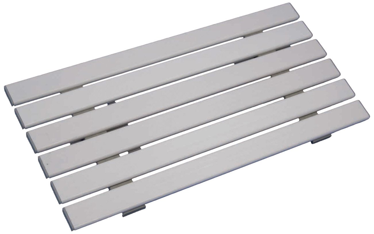 Aidapt White Width Adjustable Easy Clean Bath Board Bath Transfer Board to Fit Baths Between 560 and 650mm Bathroom Aid