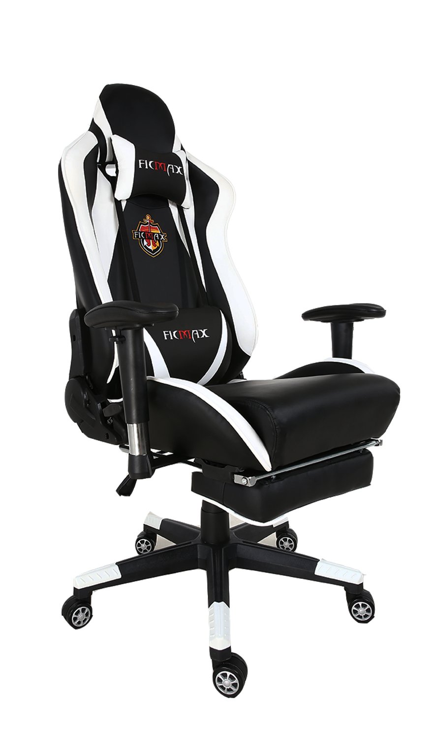 Ficmax talla grande ergonómica silla giratoria de oficina gamer con masaje soporte