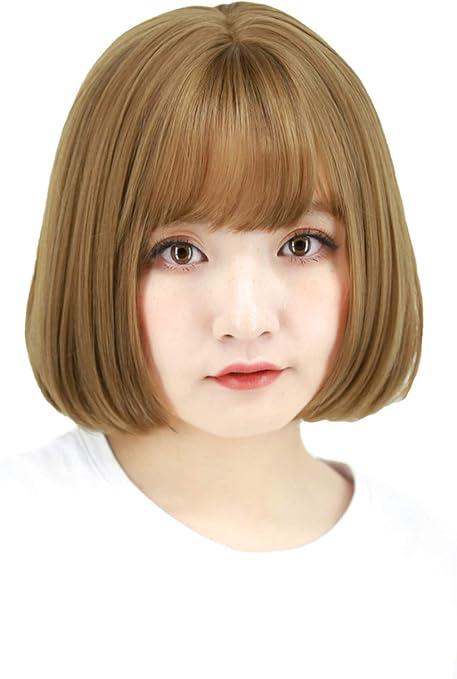 Amazon Co Jp ブライトララ ウィッグ ボブ ショート フルウィッグ ウイッグ グラデーション ショートボブ 自然 Hf499 Ac ビューティー