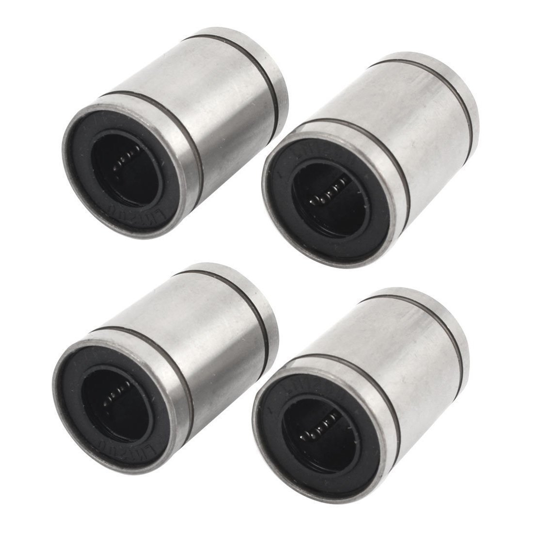 DollaTek 4 Pcs LM12UU 12mm Inside Dia Rubber Sealed Linear Ball Bearing Bushing