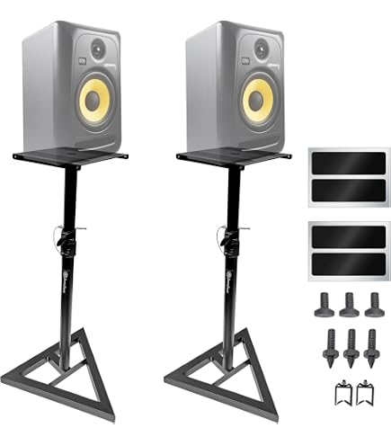 Amazon.com: K&M Konig & Meyer 26774-000-56 Table Monitor/Speaker