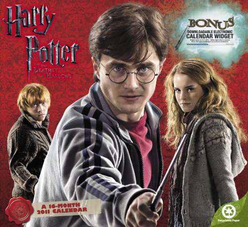 2011  Harry Potter and the Deathly Hallows  Wall Calendar