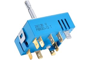 DG44-01007B DG44-01007A Triple Burner Surface Element Switch Compatible with Samsung Range Stove, Replace Part PER001-13 T, P