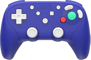 Retro Fighters BladeGC Wireless Controller Next-Gen - GameCube, Switch, PC, Gameboy Player Compatible Indigo (Blue/Purple)