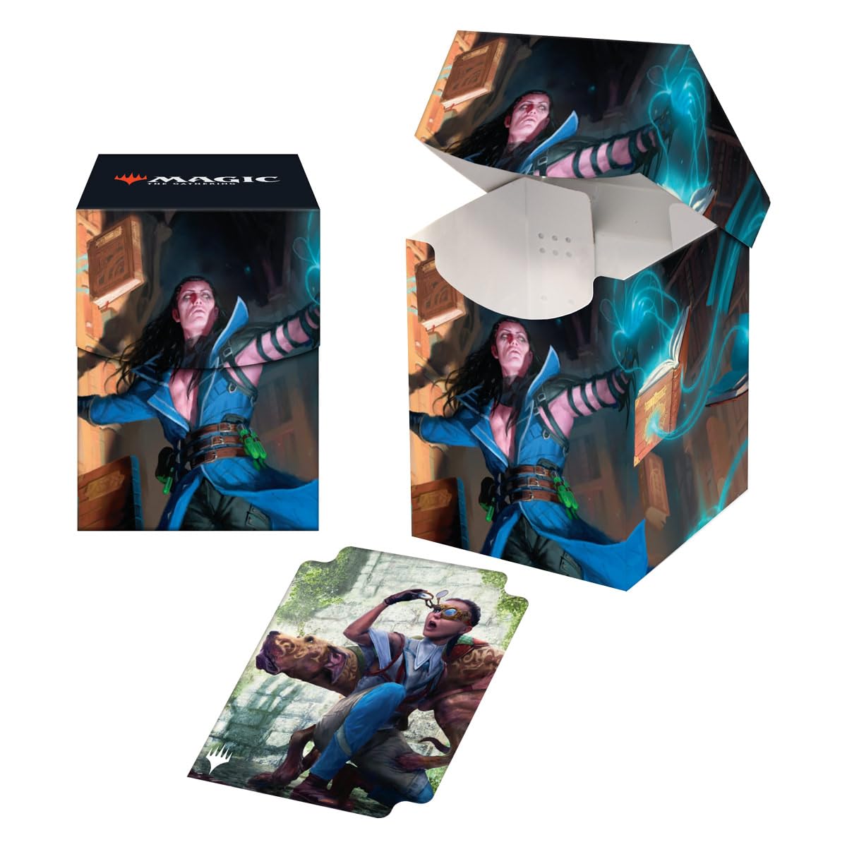 Ultra Pro - MTG Murders at Karlov Manor 100+ Deck Box Mirko, Obsessive Theorist for Magic: The Gathering - Sleeved MTG cards, Sized to Fit Standard Size Cards