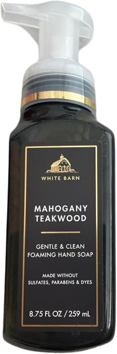 Bath & Body Works Mahogany Teakwood Gentle Foaming Hand Soap 8.75 oz