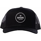 Rip Curl Mens Curve Peak, Structured Trucker Hat, Mesh Snapback Baseball Cap for Men, Adjustable