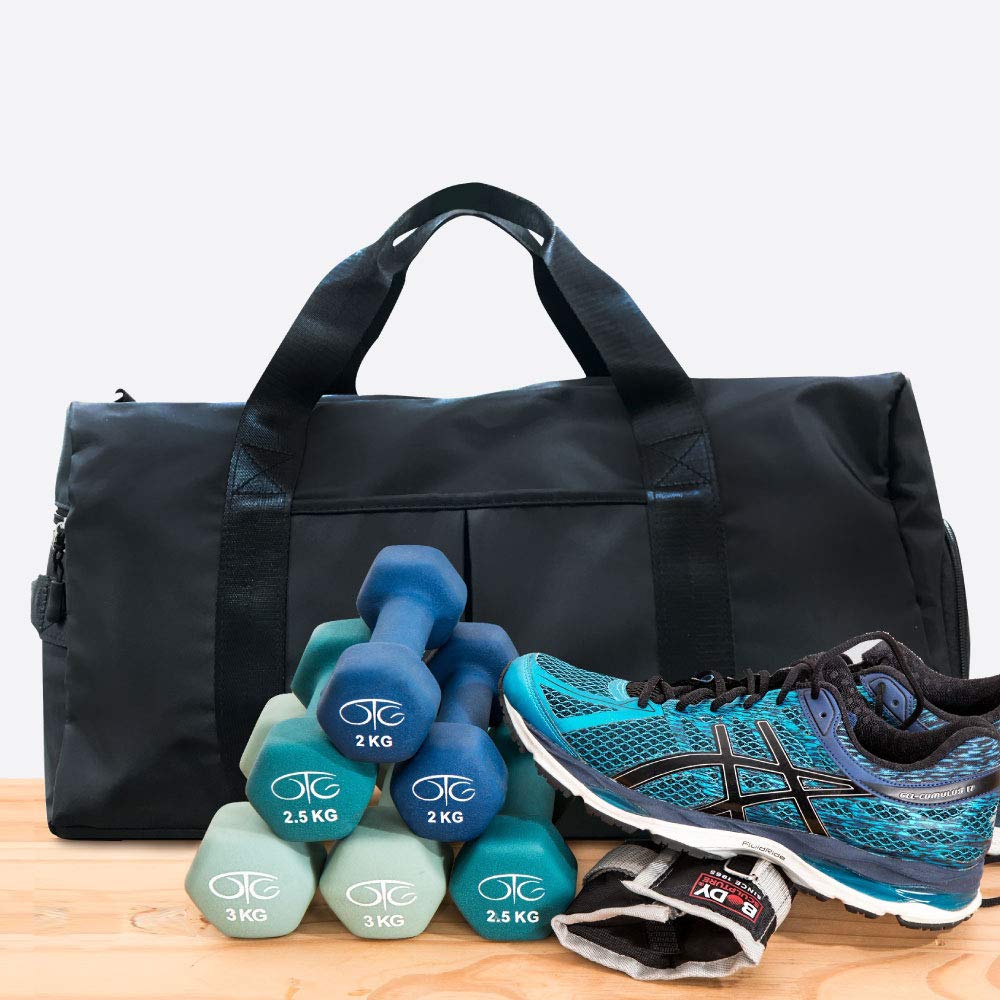 Gym Duffle Bag For Men And Women By Muton Large Gym Nylon Bag And Sports Duffle Bag Fitness Gym Bag In Pink Or Black Multipurpose Travel Duffle Bags