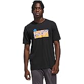 adidas Mens Summer Sunset Graphic T-Shirt