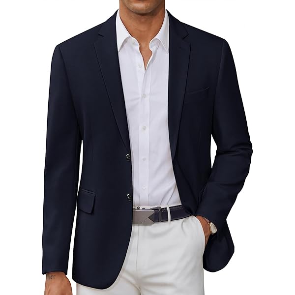 Circle S Western Sport Coat Mens Plano Vent Pockets 50 L Navy