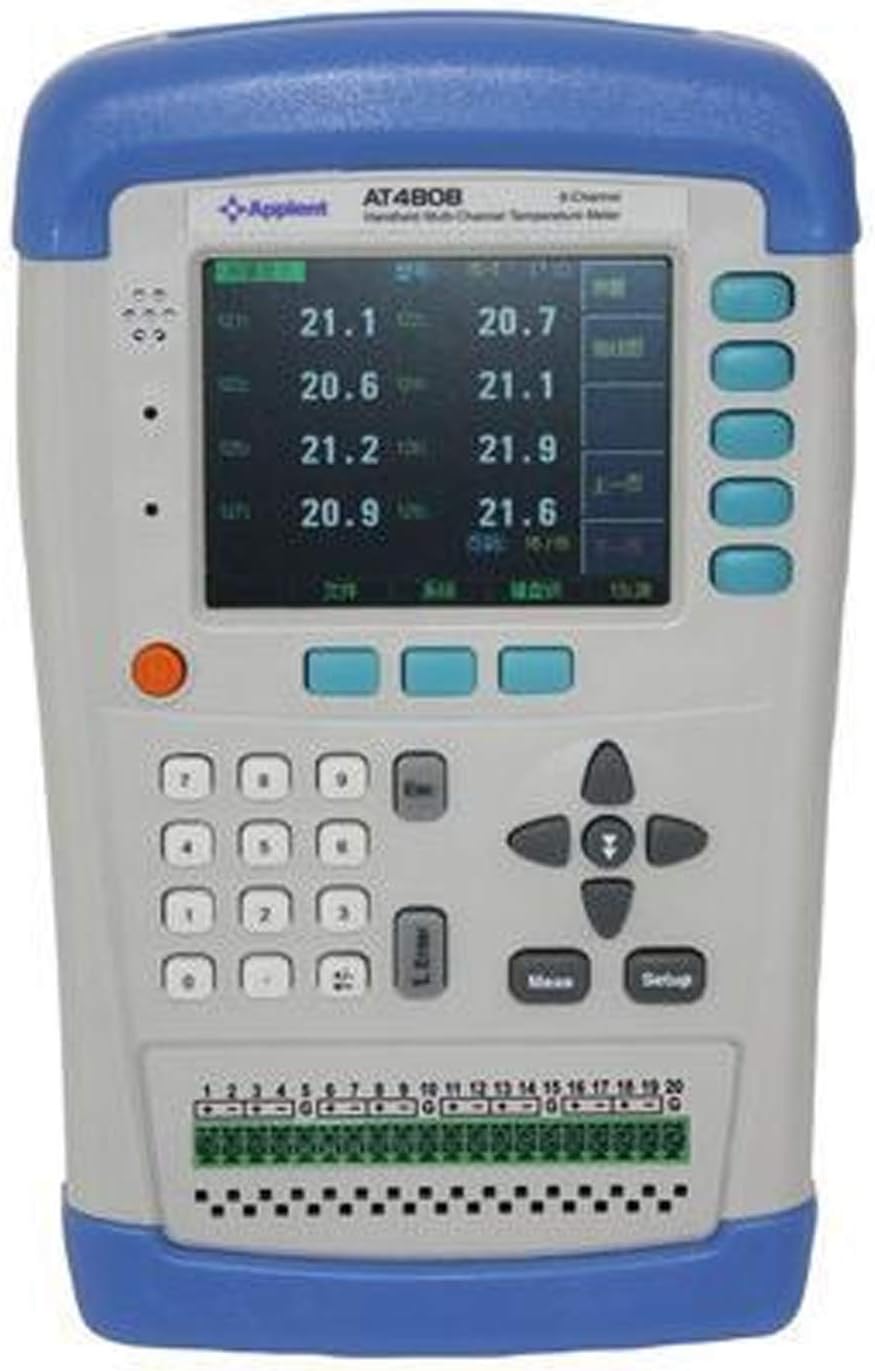 Handheld MultiChannel Temperature Meter AT4808 Temperature Data Logger