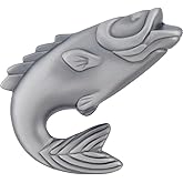 Atlas Homewares 2204-NO 2-1/4-Inch Fish Knob, Pewter