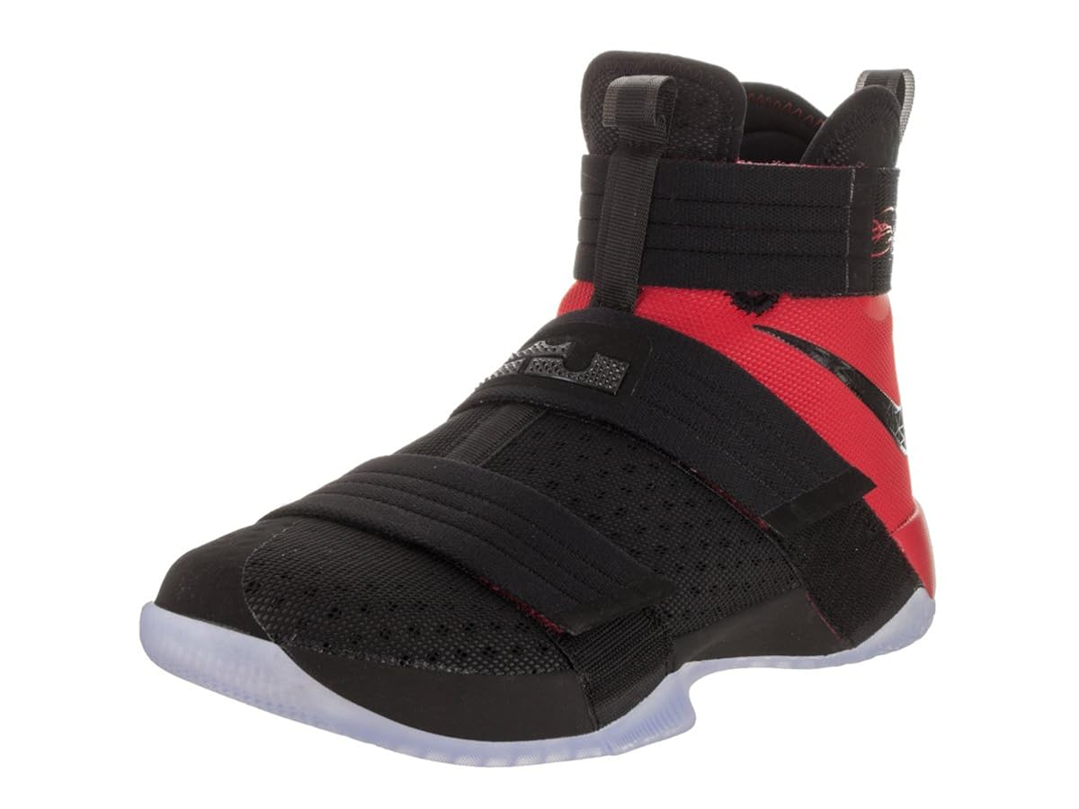 lebron soldier 10 red and black