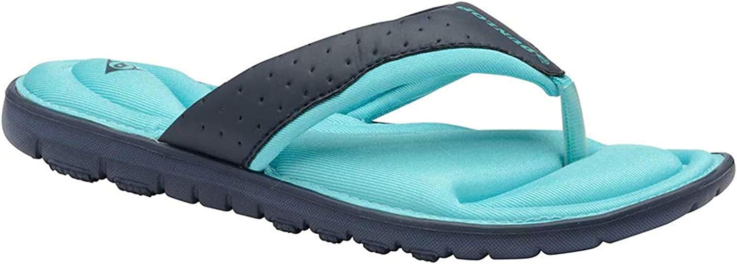 Dunlop Womens Flip Flops nieuwe dames Memory Foam Toe Post Slip op
