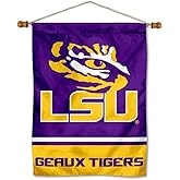 Louisiana State LSU Tigers Eye Banner with Hanging Pole
