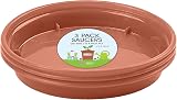 Whitefurze Garden Pot Saucer 7.5/10 cm Terracotta Set of 5