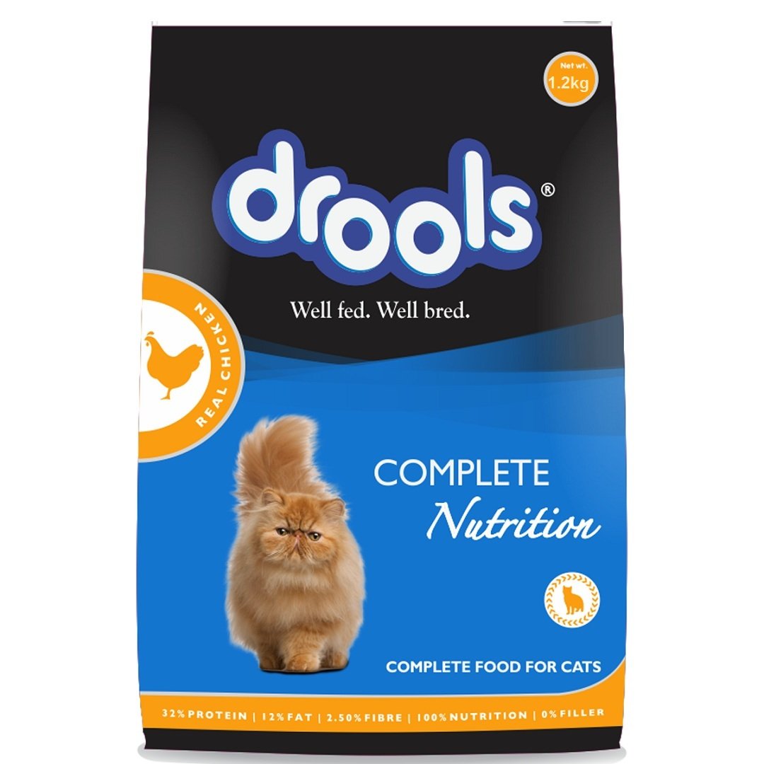 Buy Drools Cat Food Real Chicken Flavour 1.2kg Online at Low Prices in